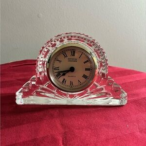 Stunning Godinger Crystal Legends Mantle Clock